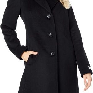 Calvin Klein Classic Single Breasted Wool Coat, NWT, size 12